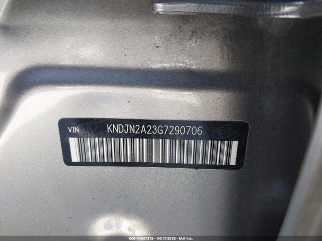 44907318 :رقم المزاد ، KNDJN2A23G7290706 vin ، 2016 Kia Soul مزاد بيع