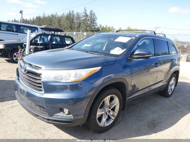 Toyota Highlander Limited V6 2015 5TDDKRFH3FS122449 Image 2