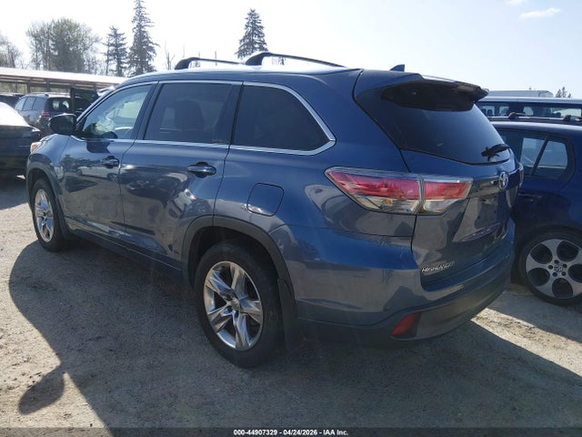 Toyota Highlander Limited V6 2015 5TDDKRFH3FS122449 Image 3