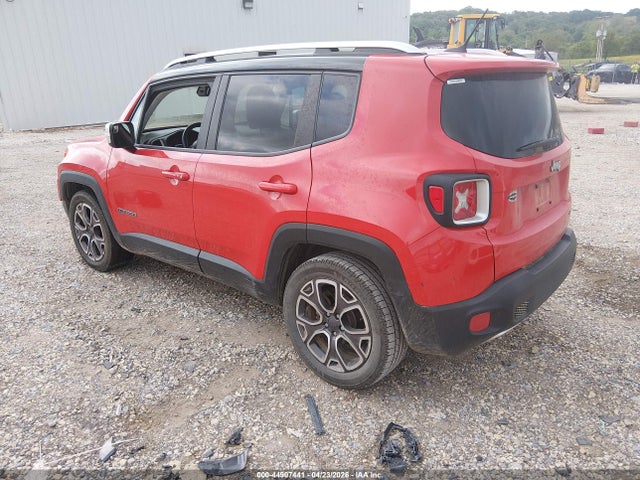 Продажа на аукционе авто 2017 Jeep Renegade Limited Fwd, vin: ZACCJADB7HPF01033, номер лота: 44907441