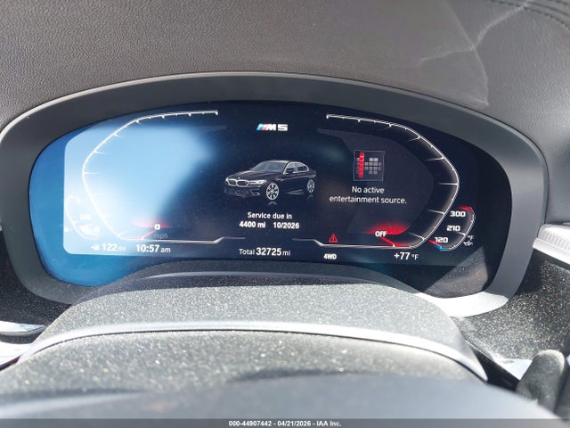 2021 Bmw M5 მანქანა იყიდება აუქციონზე, vin: WBS83CH04MCF17382, აუქციონის ნომერი: 44907442