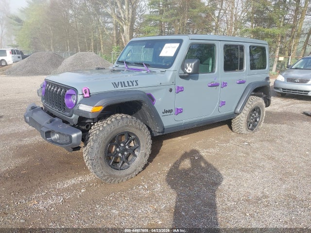 44907608 :رقم المزاد ، 1C4PJXDG7RW303038 vin ، 2024 Jeep Wrangler 4-door Willys 4x4 مزاد بيع