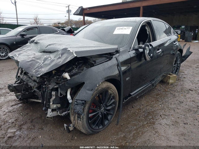 44907677 :رقم المزاد ، JN1EV7AR9KM555041 vin ، 2019 Infiniti Q50 3.0t Luxe مزاد بيع