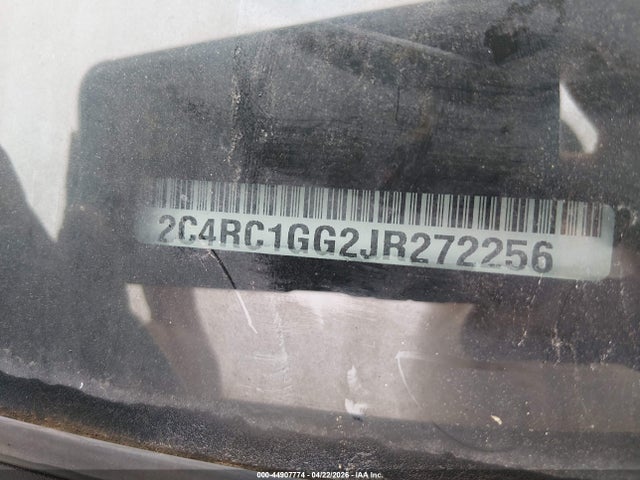 2C4RC1GG2JR272256 Chrysler Pacifica Limited