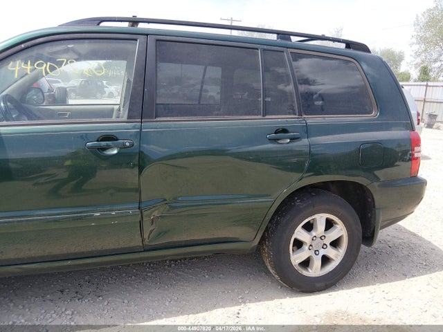 44907820 :رقم المزاد ، JTEHF21AX10008592 vin ، 2001 Toyota Highlander V6 مزاد بيع