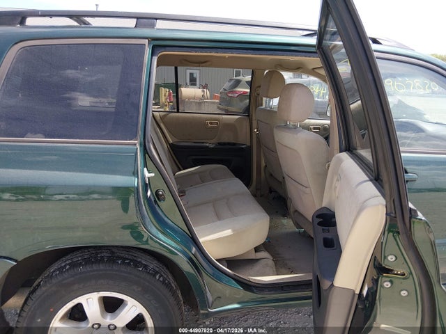 44907820 :رقم المزاد ، JTEHF21AX10008592 vin ، 2001 Toyota Highlander V6 مزاد بيع