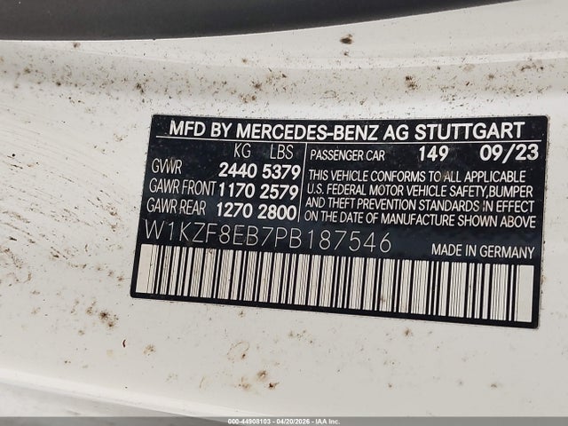 Mercedes-Benz E 350 4matic 2023 W1KZF8EB7PB187546 Image 9