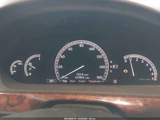 Aukcja sprzedaży 2007 Mercedes-benz S 550, vin: WDDNG71X87A092197, numer aukcji: 44908719