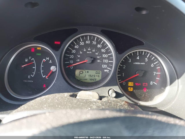 44908750 :رقم المزاد ، JF1SG636X6H758905 vin ، 2006 Subaru Forester 2.5x مزاد بيع