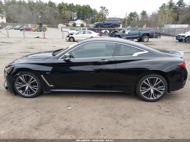 44908781 :رقم المزاد ، JN1EV7ELXJM392100 vin ، 2018 Infiniti Q60 3.0t Luxe مزاد بيع