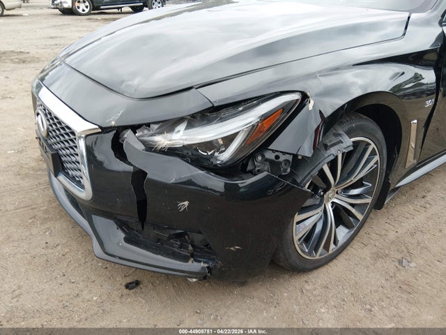 44908781 :رقم المزاد ، JN1EV7ELXJM392100 vin ، 2018 Infiniti Q60 3.0t Luxe مزاد بيع
