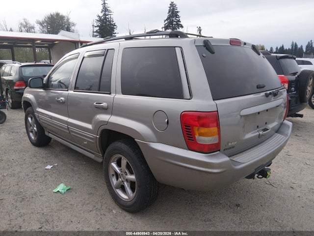 2002 Jeep Grand Cherokee Overland მანქანა იყიდება აუქციონზე, vin: 1J8GW68J02C160810, აუქციონის ნომერი: 44908943
