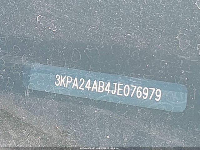Aukcja sprzedaży 2018 Kia Rio S, vin: 3KPA24AB4JE076979, numer aukcji: 44908993
