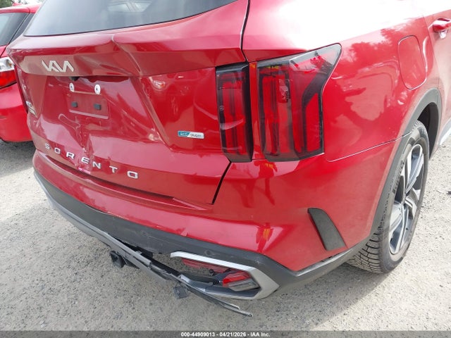44909013 :رقم المزاد ، KNDRMDLH4N5076058 vin ، 2022 Kia Sorento Plug-in Hybrid Sx Prestige مزاد بيع