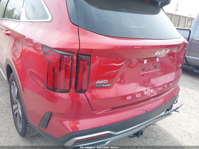 44909013 :رقم المزاد ، KNDRMDLH4N5076058 vin ، 2022 Kia Sorento Plug-in Hybrid Sx Prestige مزاد بيع