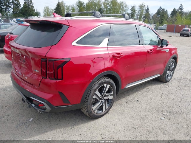 44909013 :رقم المزاد ، KNDRMDLH4N5076058 vin ، 2022 Kia Sorento Plug-in Hybrid Sx Prestige مزاد بيع