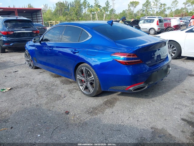 Aukcja sprzedaży 2024 Genesis G70 3.3t Rwd Sport Advanced, vin: KMTG54SE3RU139062, numer aukcji: 44909034