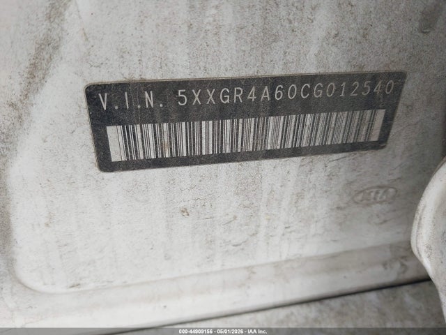 Продажа на аукционе авто 2012 Kia Optima Sx, vin: 5XXGR4A60CG012540, номер лота: 44909156