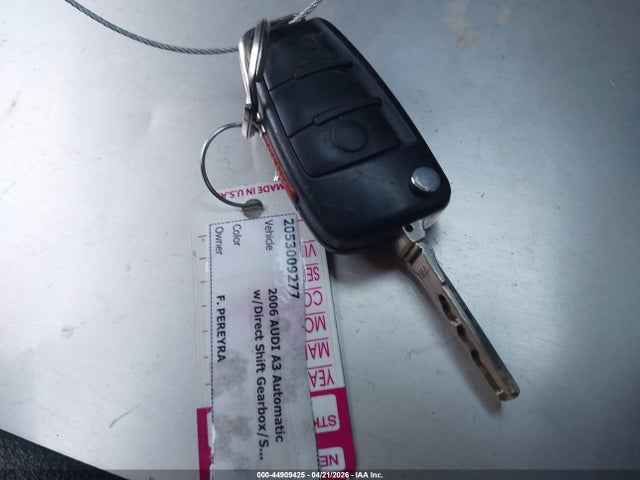 44909425 :رقم المزاد ، WAUMF78P46A169528 vin ، 2006 Audi A3 2.0t مزاد بيع