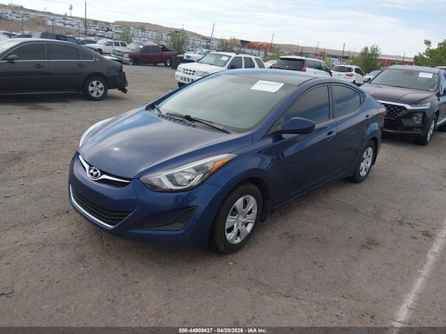 2016 Hyundai Elantra Se მანქანა იყიდება აუქციონზე, vin: 5NPDH4AE4GH668120, აუქციონის ნომერი: 44909437
