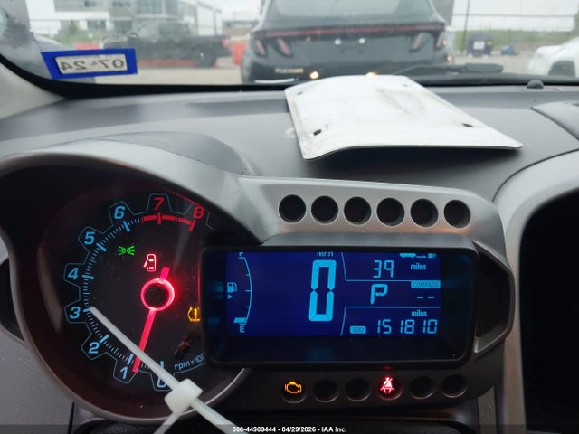 44909444 :رقم المزاد ، 1G1JC5SH7F4155568 vin ، 2015 Chevrolet Sonic Lt Auto مزاد بيع