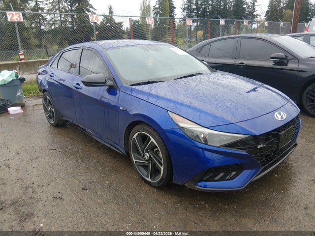 2023 Hyundai Elantra N Line მანქანა იყიდება აუქციონზე, vin: KMHLR4AF9PU488537, აუქციონის ნომერი: 44909448