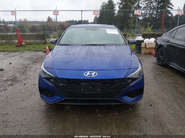 2023 Hyundai Elantra N Line მანქანა იყიდება აუქციონზე, vin: KMHLR4AF9PU488537, აუქციონის ნომერი: 44909448