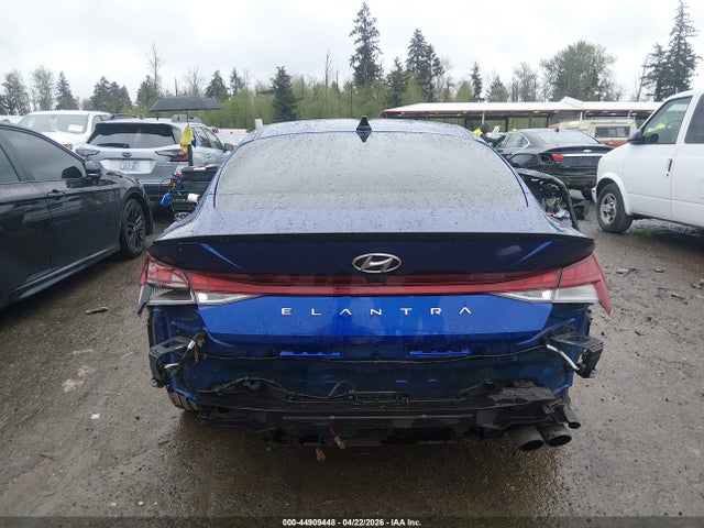 2023 Hyundai Elantra N Line მანქანა იყიდება აუქციონზე, vin: KMHLR4AF9PU488537, აუქციონის ნომერი: 44909448