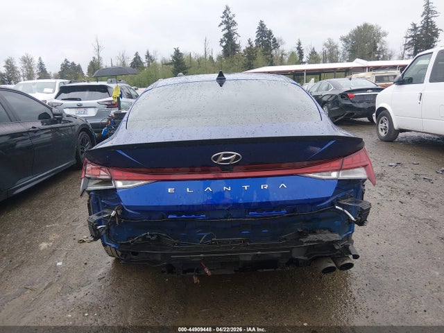 2023 Hyundai Elantra N Line მანქანა იყიდება აუქციონზე, vin: KMHLR4AF9PU488537, აუქციონის ნომერი: 44909448