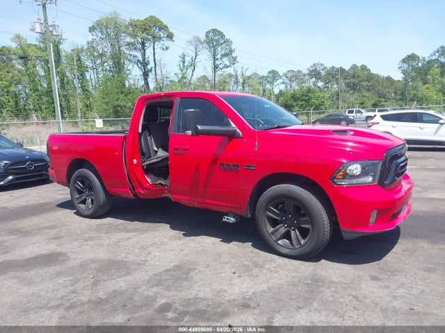 44909690 :رقم المزاد ، 1C6RR6HT0JS101096 vin ، 2018 Ram 1500 Sport  4x2 6'4 Box مزاد بيع
