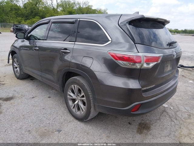 Продаж на аукціоні авто 2015 Toyota Highlander Le Plus V6, vin: 5TDZKRFH4FS059898, номер лоту: 44909724