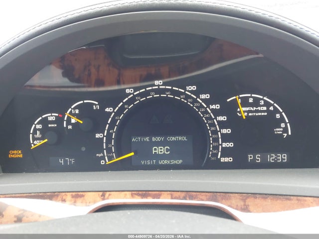 Aukcja sprzedaży 2006 Mercedes-benz S 65 Amg, vin: WDBNG79J36A470157, numer aukcji: 44909726