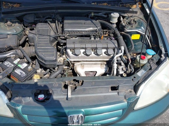 44909735 :رقم المزاد ، 2HGES16541H589464 vin ، 2001 Honda Civic Lx مزاد بيع