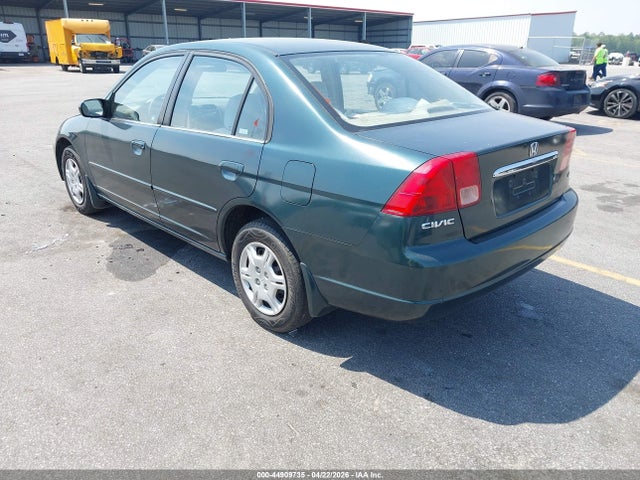 44909735 :رقم المزاد ، 2HGES16541H589464 vin ، 2001 Honda Civic Lx مزاد بيع