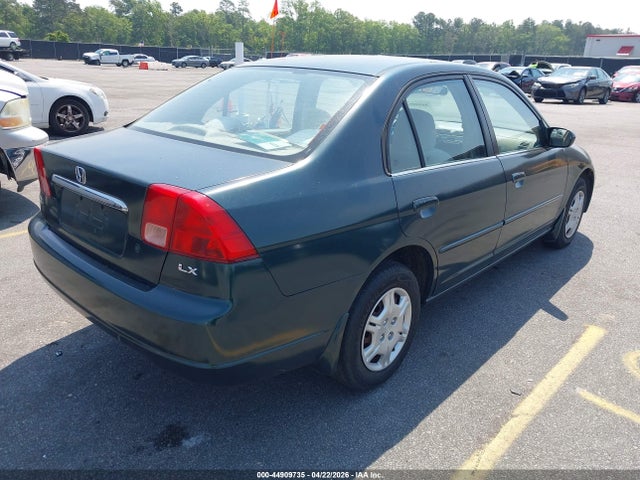 44909735 :رقم المزاد ، 2HGES16541H589464 vin ، 2001 Honda Civic Lx مزاد بيع