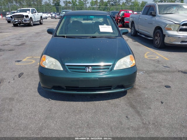 44909735 :رقم المزاد ، 2HGES16541H589464 vin ، 2001 Honda Civic Lx مزاد بيع