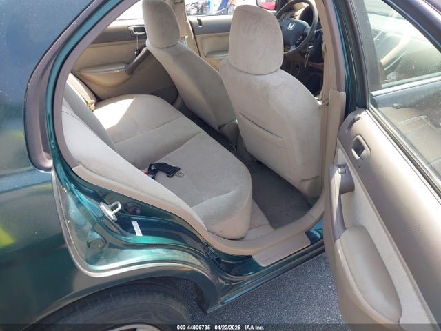 44909735 :رقم المزاد ، 2HGES16541H589464 vin ، 2001 Honda Civic Lx مزاد بيع