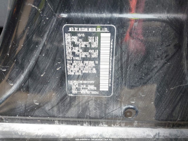 44909814 :رقم المزاد ، JN8AZ2NE3G9121870 vin ، 2016 Infiniti Qx80 مزاد بيع