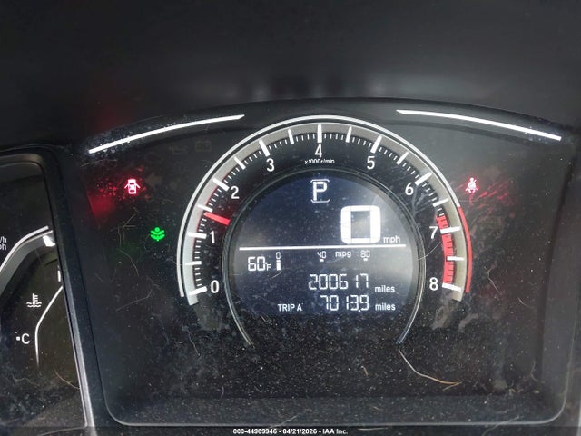 44909946 :رقم المزاد ، 2HGFC2F55HH500292 vin ، 2017 Honda Civic Lx مزاد بيع