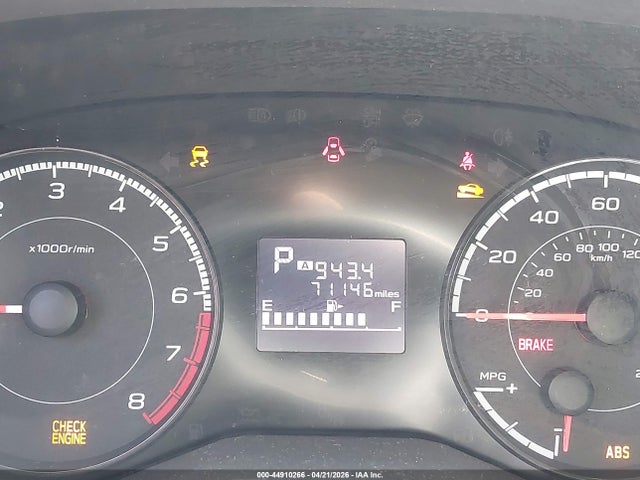 2018 Subaru Impreza 2.0i Premium მანქანა იყიდება აუქციონზე, vin: 4S3GKAB67J3624071, აუქციონის ნომერი: 44910266