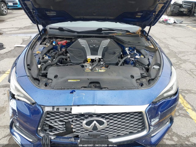 2018 Infiniti Q60 3.0t Luxe მანქანა იყიდება აუქციონზე, vin: JN1EV7EL8JM390488, აუქციონის ნომერი: 44910301