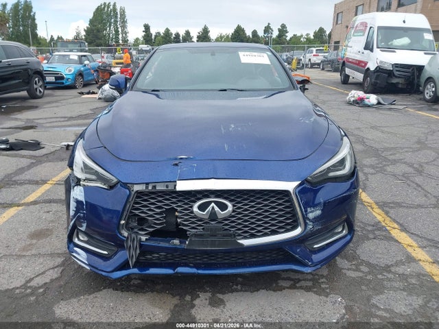 2018 Infiniti Q60 3.0t Luxe მანქანა იყიდება აუქციონზე, vin: JN1EV7EL8JM390488, აუქციონის ნომერი: 44910301
