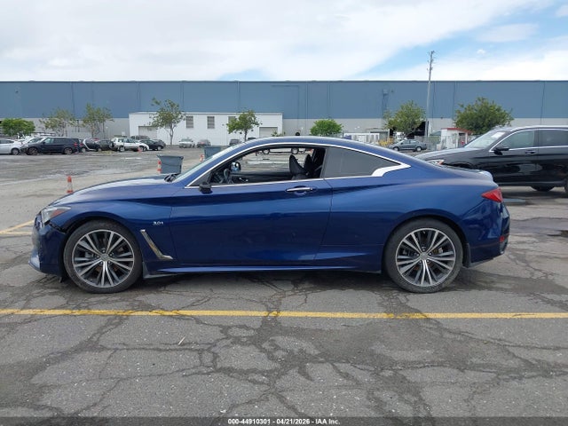 2018 Infiniti Q60 3.0t Luxe მანქანა იყიდება აუქციონზე, vin: JN1EV7EL8JM390488, აუქციონის ნომერი: 44910301