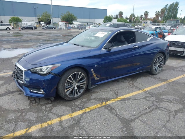2018 Infiniti Q60 3.0t Luxe მანქანა იყიდება აუქციონზე, vin: JN1EV7EL8JM390488, აუქციონის ნომერი: 44910301