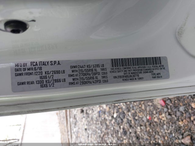 Aukcja sprzedaży 2018 Ram Promaster City Tradesman, vin: ZFBERFAB0J6L36778, numer aukcji: 44910394