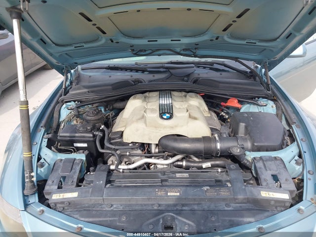 2005 Bmw 645ci მანქანა იყიდება აუქციონზე, vin: WBAEK73405B325151, აუქციონის ნომერი: 44910407