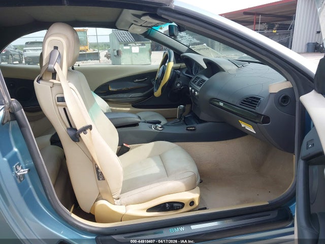 2005 Bmw 645ci მანქანა იყიდება აუქციონზე, vin: WBAEK73405B325151, აუქციონის ნომერი: 44910407