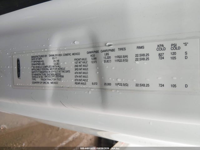 3AKJGLDR7JSGY8508 Freightliner Cascadia 125