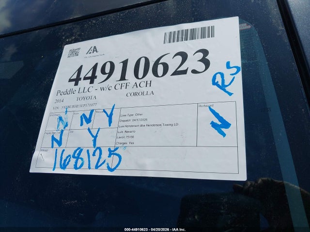Toyota Corolla S Premium 2014 5YFBURHE1EP171077 Image 16