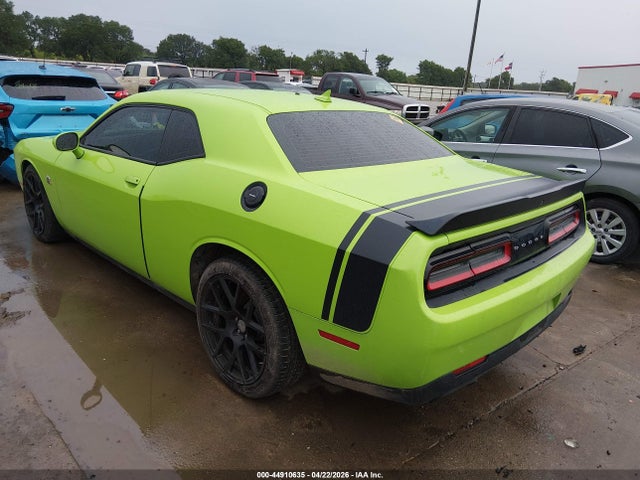 2015 Dodge Challenger R/t Scat Pack მანქანა იყიდება აუქციონზე, vin: 2C3CDZFJXFH747555, აუქციონის ნომერი: 44910635